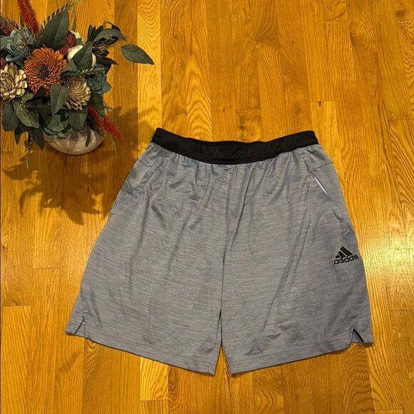 Adidas Men's Gray/Blue Shorts - L - NWOT - Picture 1 of 5